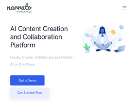 'narrato.io' screenshot