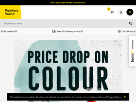 'paintersworld.co.uk' screenshot