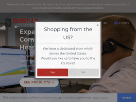 sena-industrial.eu homepage screenshot