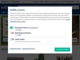 'nabbi.sk' screenshot