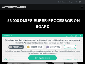 'dreambox.de' screenshot