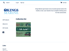 kingsmarinefh.com homepage screenshot