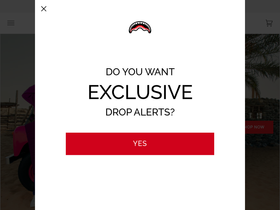 SPRAYGROUND homepage screenshot