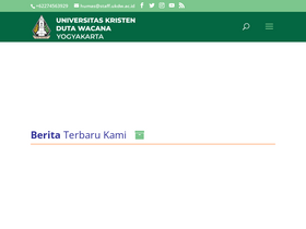 'ukdw.ac.id' screenshot