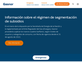 'gasnor.com' screenshot