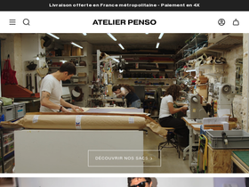 atelierpenso.com homepage screenshot