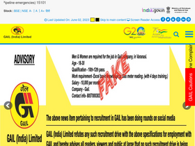 'gailonline.com' screenshot