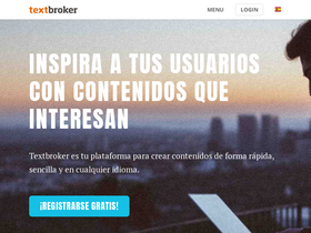 'textbroker.es' screenshot