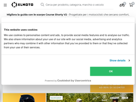 'xlmoto.it' screenshot