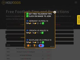 'holyodds.com' screenshot