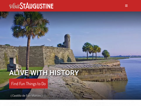 'visitstaugustine.com' screenshot