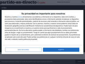 'partido-en-directo.com' screenshot