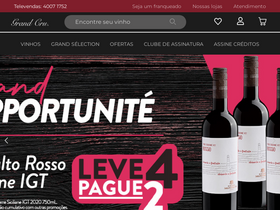 'grandcru.com.br' screenshot