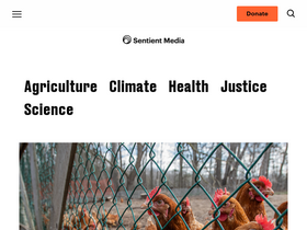 'sentientmedia.org' screenshot