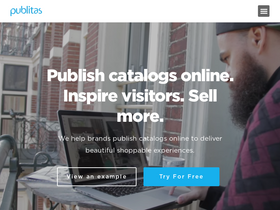 'publitas.com' screenshot