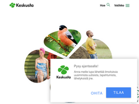'keskusta.fi' screenshot