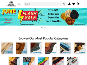 'theleatherguy.org' screenshot