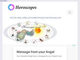 'horoscopes.co.uk' screenshot