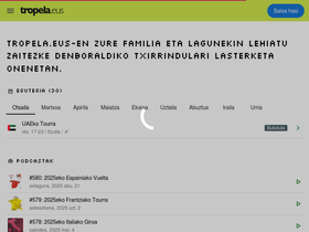 'tropela.eus' screenshot