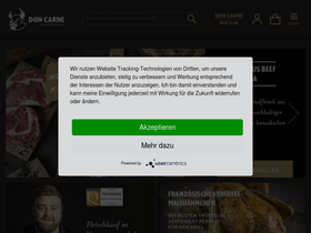 'doncarne.de' screenshot