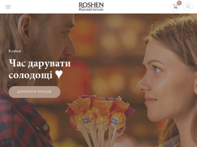 'roshenstores.com' screenshot