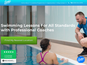 'swimnow.co.uk' screenshot
