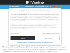 'iptv-online.org' screenshot