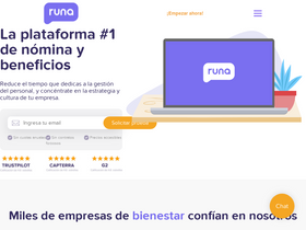 'runahr.com' screenshot