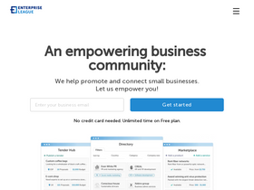 'enterpriseleague.com' screenshot