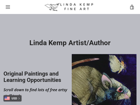 lindakemp.com homepage screenshot