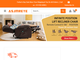 'asjmreye.com' screenshot