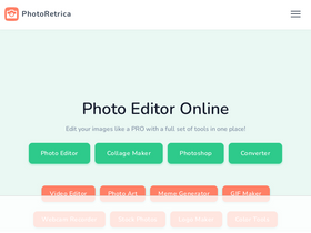 'photoretrica.com' screenshot