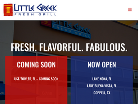 'littlegreekfreshgrill.com' screenshot