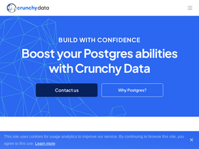 'crunchydata.com' screenshot