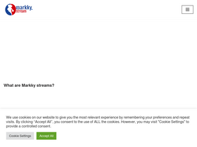 'markky.stream' screenshot