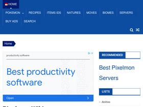 'pixelmon.site' screenshot