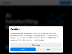 'myscript.com' screenshot