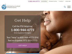 'postpartum.net' screenshot