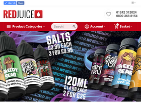 'redjuice.co.uk' screenshot