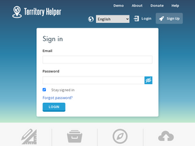 'territoryhelper.com' screenshot