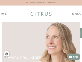 craftedbycitrus.com homepage screenshot
