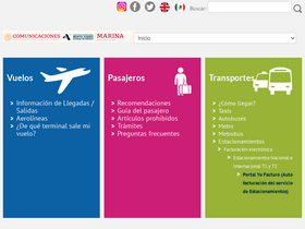 'aicm.com.mx' screenshot