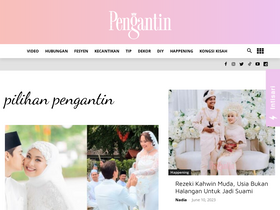 'pesonapengantin.my' screenshot