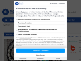 'deutsche-startups.de' screenshot