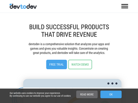 'devtodev.com' screenshot