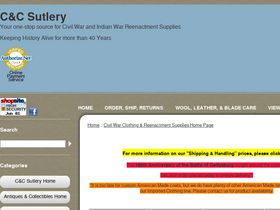 'ccsutlery.com' screenshot