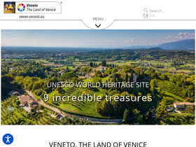 'veneto.eu' screenshot