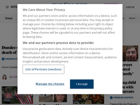 'thecourier.co.uk' screenshot