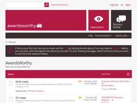 'awardsworthy.org' screenshot