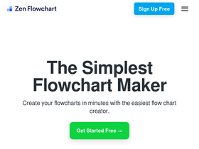 'zenflowchart.com' screenshot